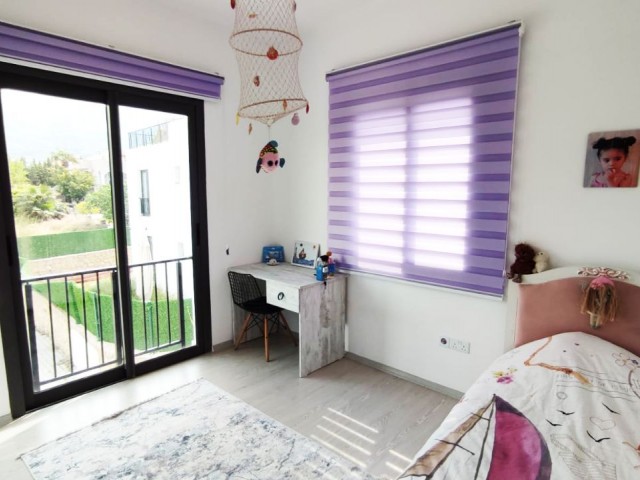 Cyprus, Kyrenia, 3+1 Flat for Sale with Communal Pool, Full Sea View, Spacious Area in Olive Grove