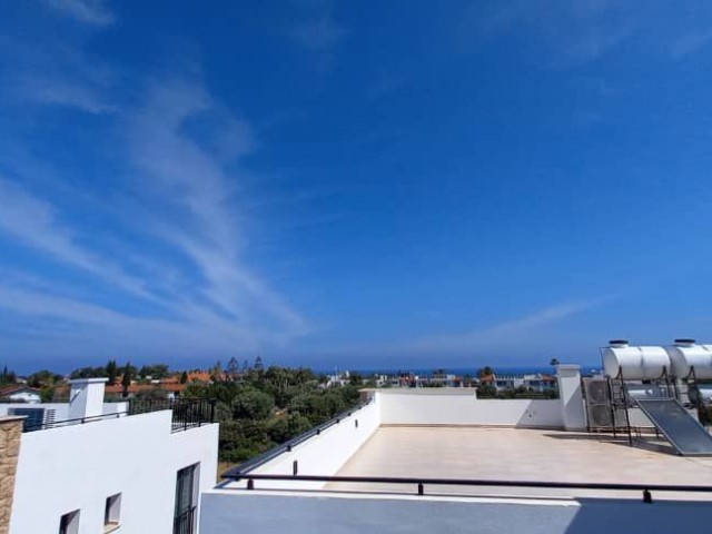 Cyprus, Kyrenia, 3+1 Flat for Sale with Communal Pool, Full Sea View, Spacious Area in Olive Grove