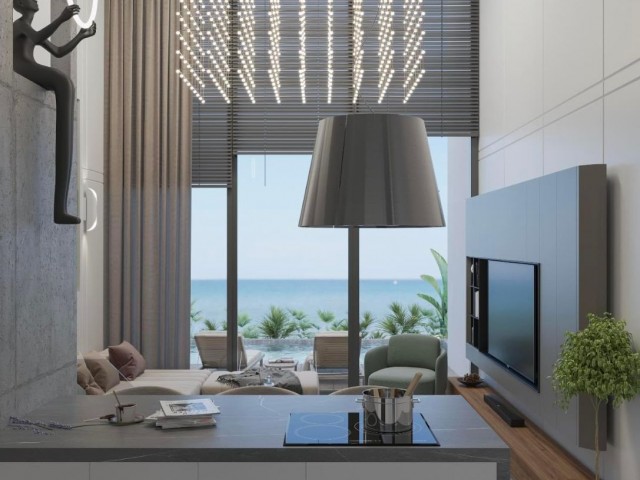 Cyprus Kyrenia Esentepe Beachfront Lux 2+1 Duplex Luxury Apartments