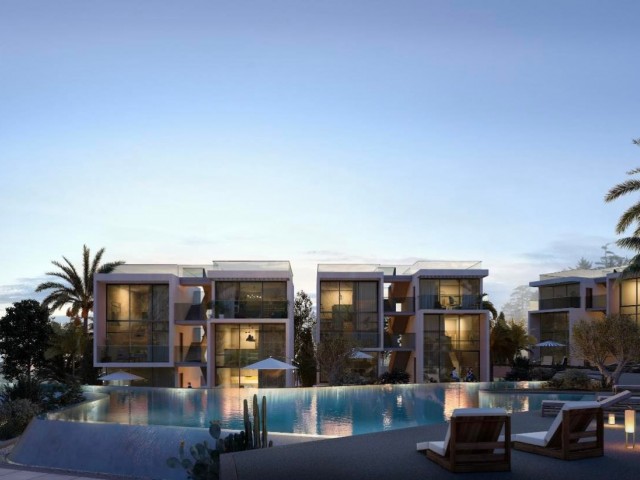 قبرس Kyrenia Esentepe Seafront Lux Magnificent Studio 1.2.3.Bedroom Luxury Apartments