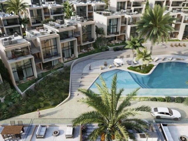 قبرس Kyrenia Esentepe Seafront Lux Magnificent Studio 1.2.3.Bedroom Luxury Apartments