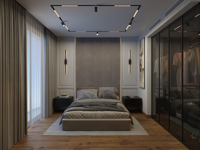 قبرس Kyrenia Esentepe Seafront Lux Magnificent Studio 1.2.3.Bedroom Luxury Apartments