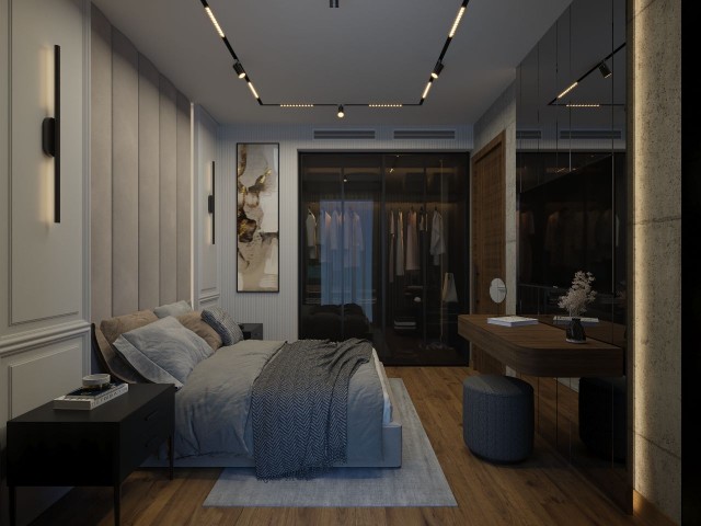قبرس Kyrenia Esentepe Seafront Lux Magnificent Studio 1.2.3.Bedroom Luxury Apartments
