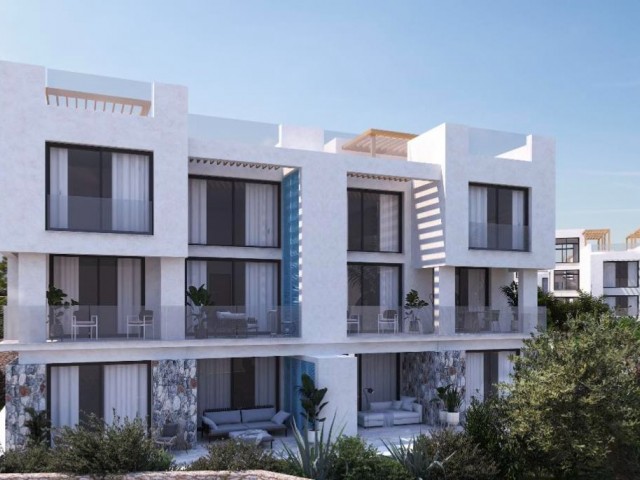 1+1 Flats with Unique Payment Terms in Esentepe, Kyrenia, Within Walking Distance to the Sea