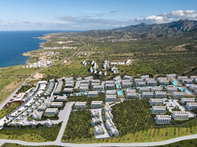 1+1 Flats with Unique Payment Terms in Esentepe, Kyrenia, Within Walking Distance to the Sea