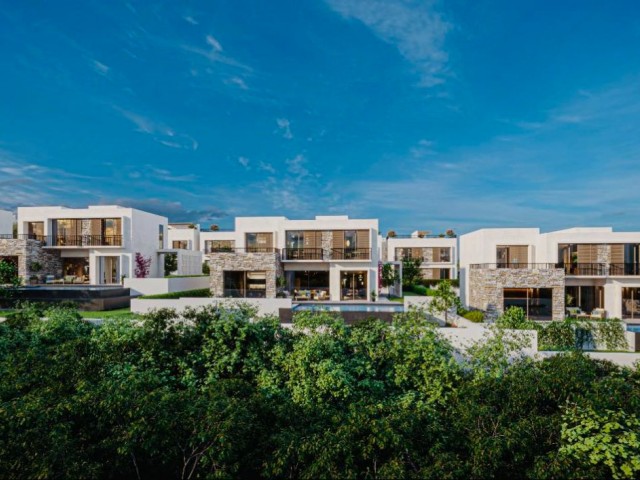 3+1 Villa with Sea View and 10 Years Turkish Lira Loan in the Most Prestigious Project of Cyprus Kyrenia Alsancak