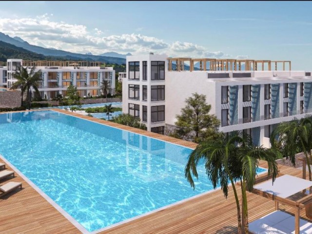 Kıbrıs Girne Esentepe de Deniz e 250 Metre Benzersiz Ödeme Koşullarıyla 3+1 Tek Katlı Villa