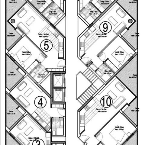 Wellness Project Studio and 1+1 Flats with 48 Months Term Within Walking Distance to the Sea with Turkish Title in Lefke, Cyprus