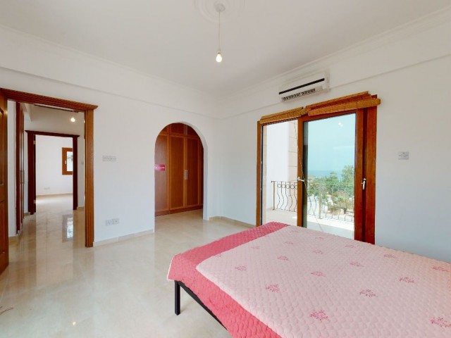 3+1 VILLA ZUM VERKAUF IN KYRENIA, REGION ESENTEPE, MIT INKLUSIVEM MEERBLICK