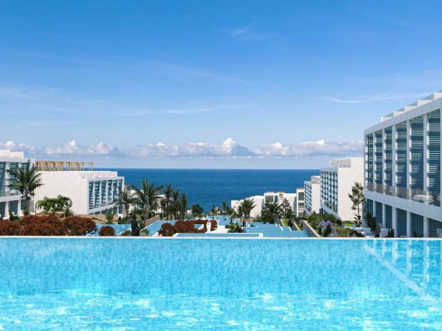 Luxuriöse Studio-Apartments mit 1, 2 oder 3 Schlafzimmern, Meerblick und Zahlungsmöglichkeiten in Kyrenia Esentepe, Zypern