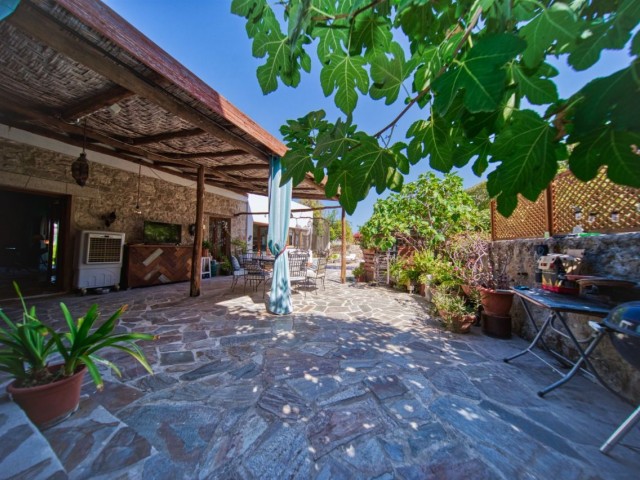 Turkish Made Villa with Private Swimming Pool and Authentic Architecture for Sale in Kyrenia Ozanköy