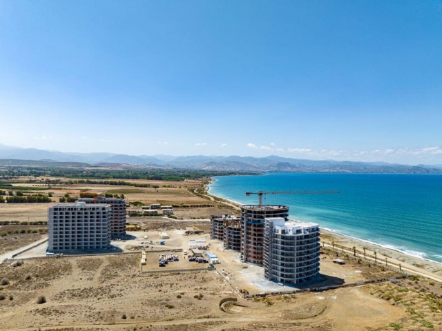 1+1- und 2+1-Residenzen mit Opportunitätspreisen für Leben und Investitionen direkt am Meer in Lefke, Zypern