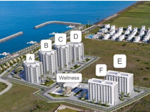 1+1- und 2+1-Residenzen mit Opportunitätspreisen für Leben und Investitionen direkt am Meer in Lefke, Zypern
