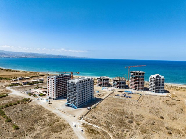 1+1- und 2+1-Residenzen mit Opportunitätspreisen für Leben und Investitionen direkt am Meer in Lefke, Zypern