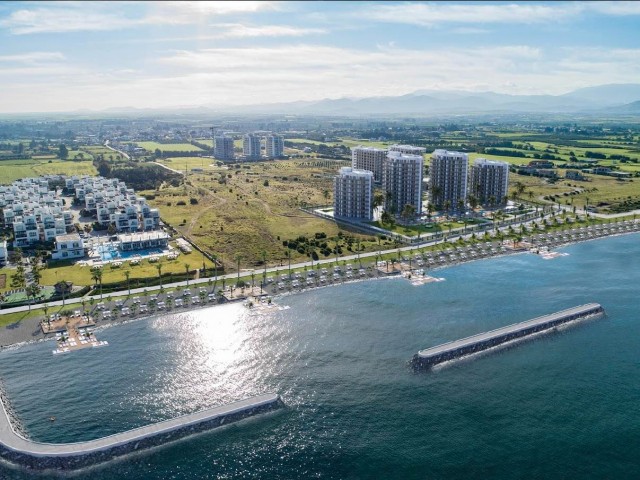 1+1- und 2+1-Residenzen mit Opportunitätspreisen für Leben und Investitionen direkt am Meer in Lefke, Zypern