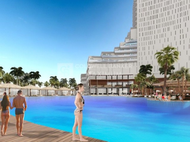 Eine Gelegenheit, die Sie sich nicht entgehen lassen sollten: 2+1 Apartment mit vollem Meerblick in Long Beach Grand Saffire