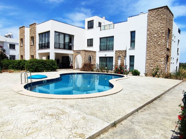 3+1 Flat for Sale with Shared Pool, Fully Furnished, Sea View,  Cyprus, Kyrenia