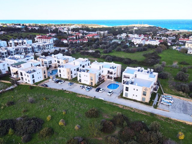 3+1 Wohnung zum Verkauf in der Region Kyrenia Zeytinlik, Zypern, mit Gemeinschaftspool, komplett möbliert, Meerblick, großer Nutzungsbereich