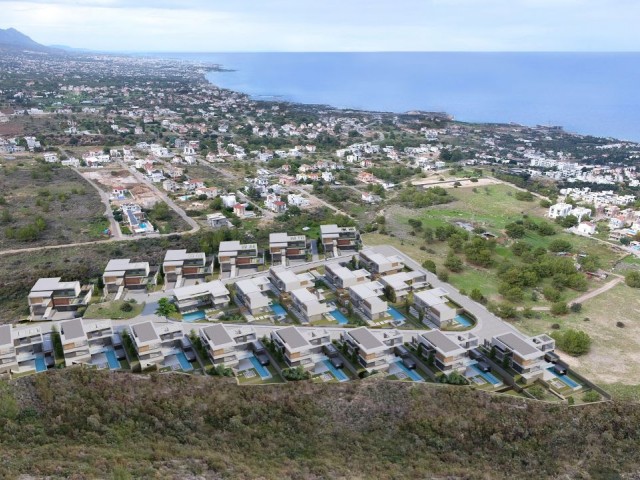 Zypern Kyrenia Çatalköy 4+1 Villa mit Berg- und Meerblick und Pool zu verkaufen