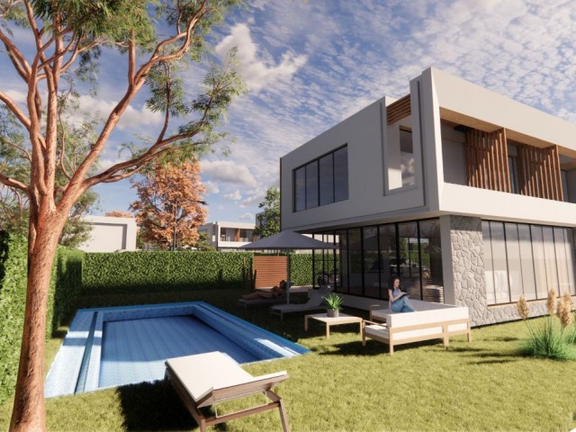 Turkish Made, Modern Design Villas for Sale in Ozanköy, Kyrenia