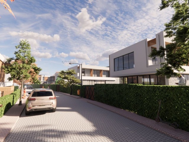 Kıbrıs Girne Ozanköy'de Türk Malı, Modern Tasarım Satılık  3+1 Villa