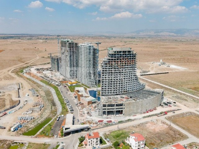 Gelegenheitswohnung zum Verkauf in Block C mit vollem Meerblick in Zypern Iskele Long Beach