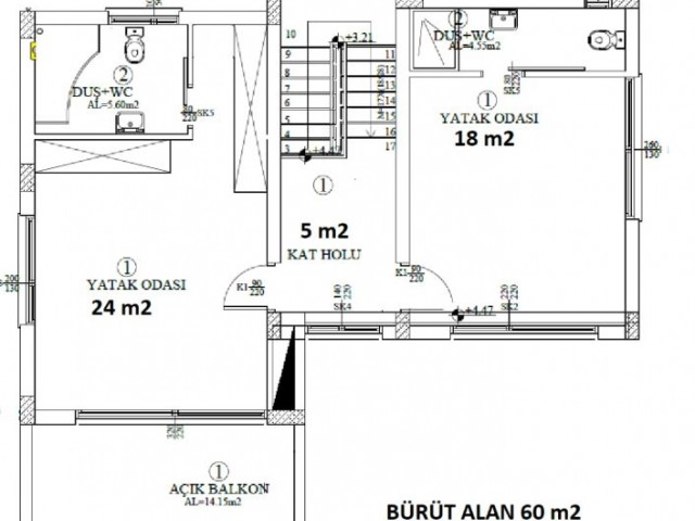 3+1 Semi-detached Villas within Walking Distance to the Sea in Kyrenia Lapta, Cyprus