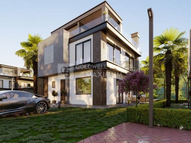 An Opportunity Not to Be Missed, 4+1 Villas with Payment Plan on a 350 m2 Plot Close to the Sea in Lapta, Kyrenia, Cyprus