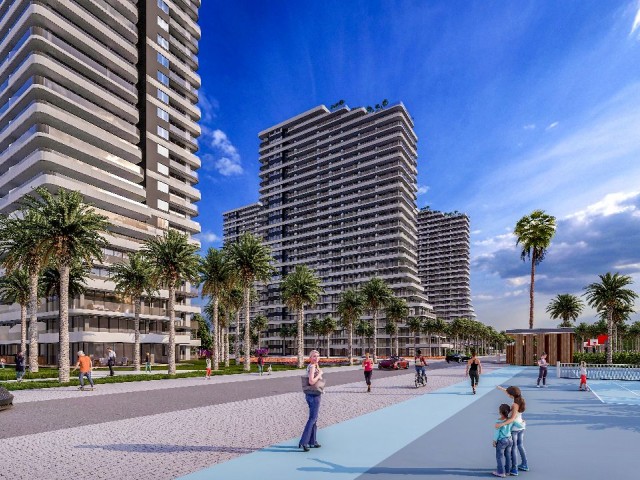 Kıbrıs İskele Long Beach Bölgesinde Denize 500 metre Uzaklıkta Stüdyo Daireler