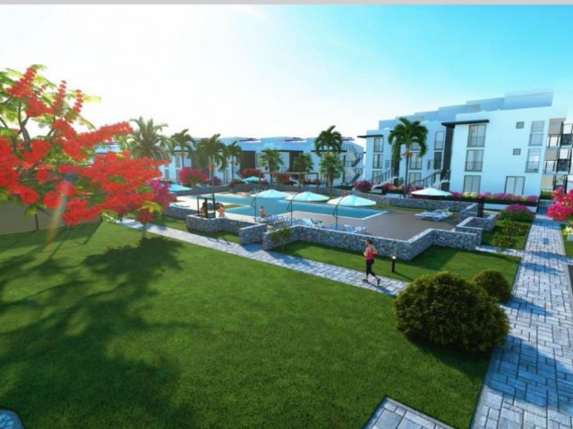 2+1-Maisonette-Wohnung direkt am Meer mit Zahlungsplan in einem bezugsfertigen Luxusgrundstück in Kyrenia Esentepe, Zypern