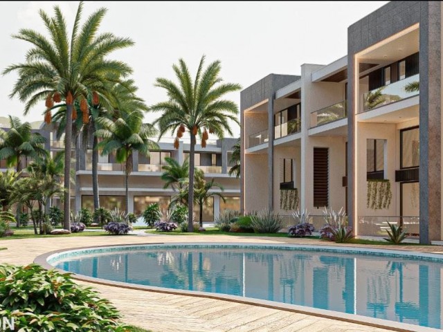 Ein Leben nahe am Meer in Zypern Kyrenia Karşıyaka Moderne Studio-Apartments mit 1,2,3 Schlafzimmern