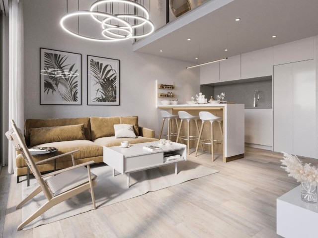 Ein Leben nahe am Meer in Zypern Kyrenia Karşıyaka Moderne Studio-Apartments mit 1,2,3 Schlafzimmern