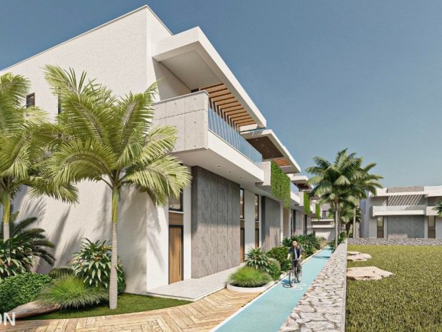 A Life Close to the Sea in Cyprus Kyrenia Karşıyaka Modern Studio 1,2,3 Bedroom Apartments