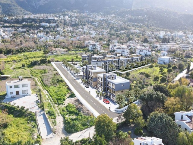 2+1 FLAT FOR SALE WITH GARDEN FLOOR OR ROOF TERRACE IN A SITE WITH POOL IN CYPRUS GIRNE LAPTA REGION