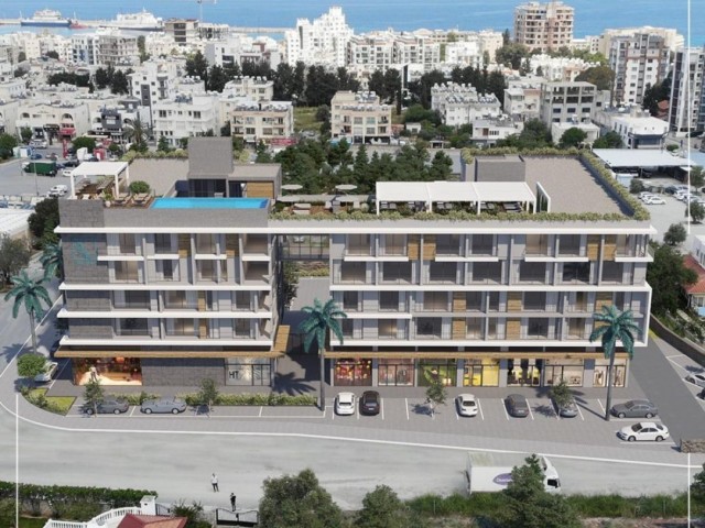 133 m2 2+1 Wohnung zum Verkauf in der zentralen Karakum-Region Kyrenia, Zypern