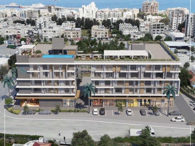 133 m² 2+1 Wohnung zum Verkauf in der zentralen Karakum-Region Kyrenia, Zypern