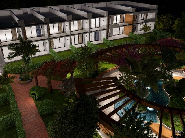 1+1 Flats for Sale in a Special Complex in İskele Long Beach, TRNC