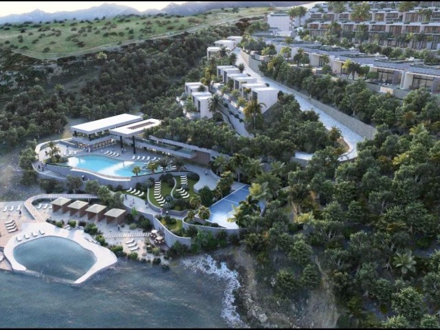 New 1+1 Penthouse in a Luxurious and Prestigious Site with Turkish Title in Cyprus Kyrenia Karşıyaka