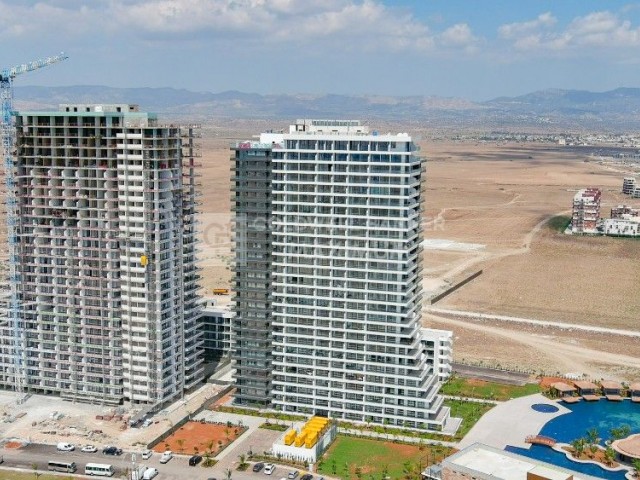  FIRSAT Kıbrıs İskele Long Beach  Grand Sapphire C blok ta  Aralık  da Teslim Eşya Paketli ve 2 Yıl kira  Garantili  Stüdyo Daire