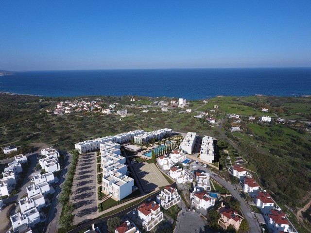 1+1 Wohnung Mit Garten Zum Verkauf Mit Zahlungsplanung In KKTC Girne Karşıyaka