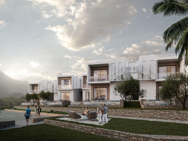 1+1 Penthouse Mit Terrasse Zum Verkauf Mit Zahlungsplan In Einem Komplex In Kyrenia Karsiyaka, Trnc