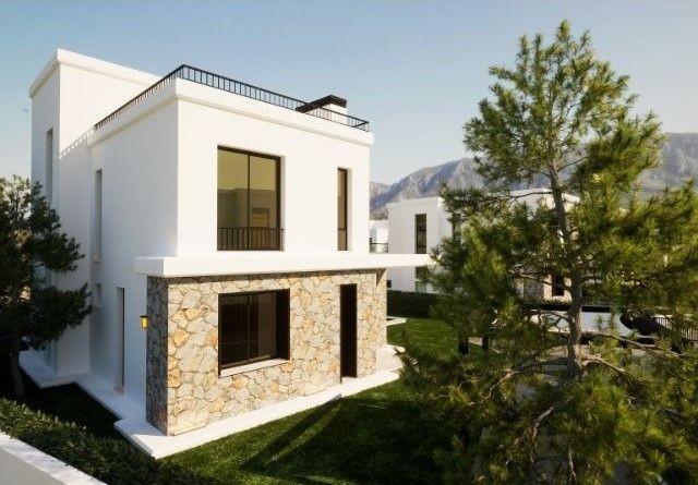 3+1 Luxury Villas For Sale With Payment Plan In A Complex Under The Ring Road In Edremit In Kyrenia In Trnc