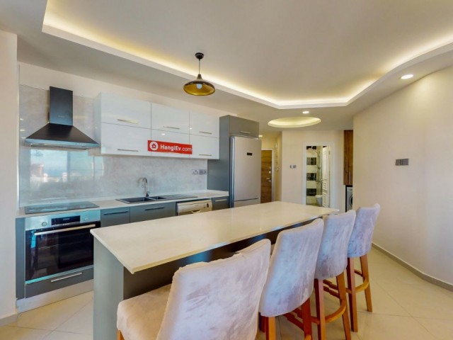 4+1 Triplex Penthouse for Sale with Private Terrace Swimming Pool in a Complex in the Center of Kyrenia, TRNC