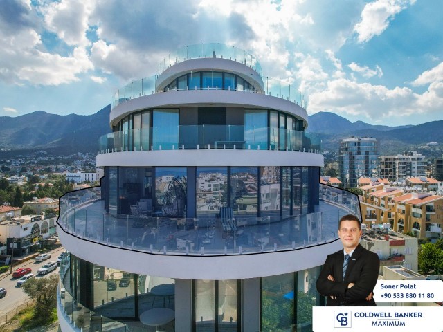 3+1 Residence for Sale with Unobstructed Sea View in the Award-Winning Site of Kyrenia