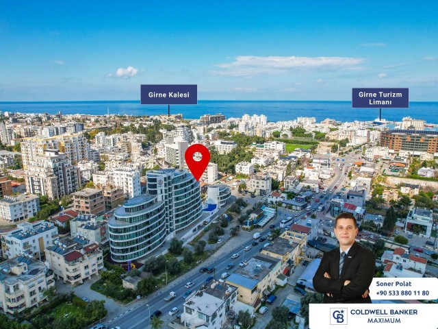 3+1 Residenz zum Verkauf mit freiem Meerblick in der preisgekrönten Gegend von Kyrenia