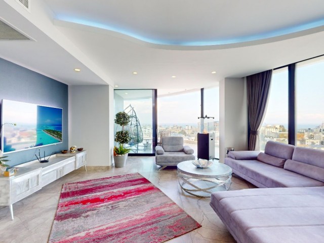 3+1 Residence for Sale with Unobstructed Sea View in the Award-Winning Site of Kyrenia