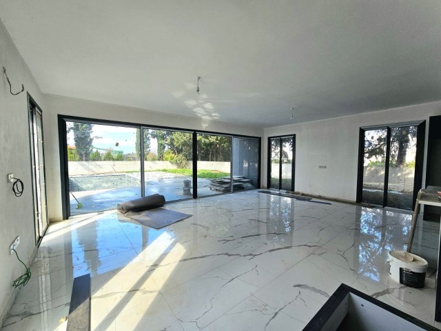 5+1 Special Design Villa for Sale with Swimming Pool Close to the Sea in Lapta in Kyrenia in TRNC