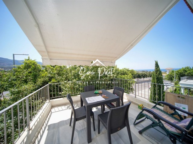 2+1 Wohnung mit Meerblick zum Verkauf in der außergewöhnlichsten Gegend von Kyrenia Alsancak, Zypern