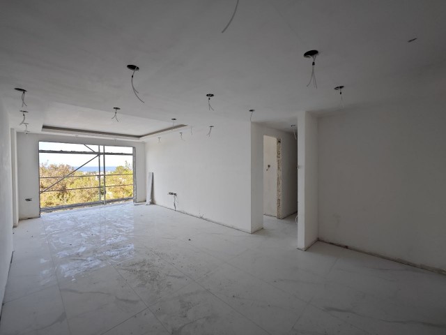 1+1 Flats for Sale in Akacan Premium with Sea View in Kyrenia Center, TRNC