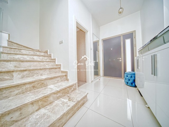 3+1 freistehende Luxusvilla zur Miete in Girne Karaoğlanoğlu Lemon Park Site